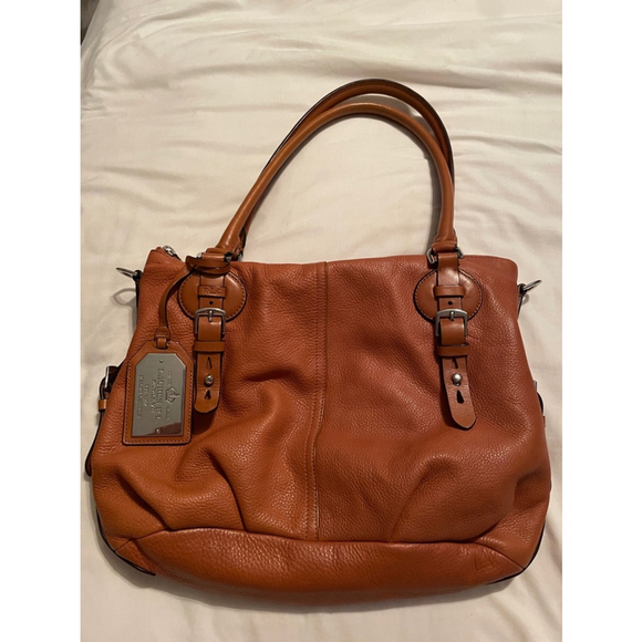 Lauren Ralph Lauren Leather Handbag in Camel brown - Picture 2 of 12
